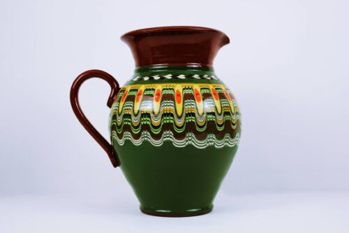 ръчно изработена керамична кана